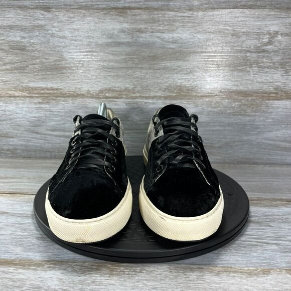 Gommus Womens Snake Print Low Top Lace Up Sneakers Size 9 - Picture 2 of 10